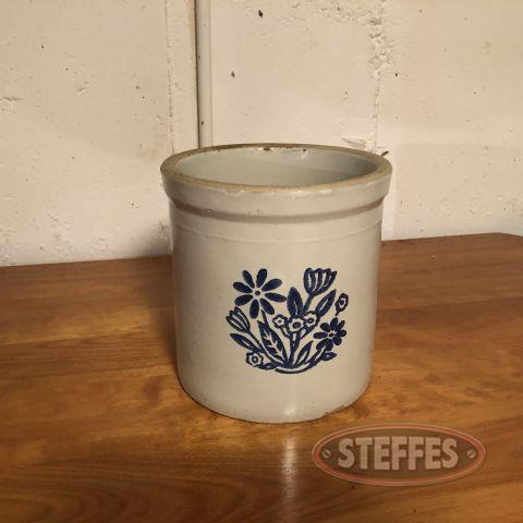 Small floral crock